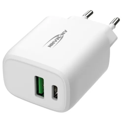 ANSMANN AG Home Charger HC218PD weiß / 3 A / 20 W / 2 Port^ Usb-ladegeräte