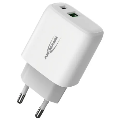 ANSMANN AG Home Charger HC218PD weiß / 3 A / 20 W / 2 Port^ Usb-ladegeräte