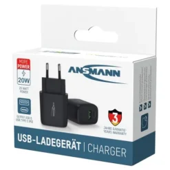 ANSMANN AG Home Charger HC218PD weiß / 3 A / 20 W / 2 Port^ Usb-ladegeräte