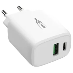 ANSMANN AG Home Charger HC218PD weiß / 3 A / 20 W / 2 Port^ Usb-ladegeräte