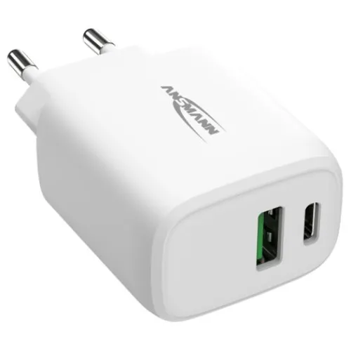 ANSMANN AG Home Charger HC218PD weiß / 3 A / 20 W / 2 Port^ Usb-ladegeräte
