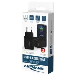 ANSMANN AG Home Charger HC118QC /3 A/18 W/1 Port^ Usb-ladegeräte