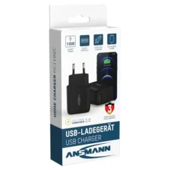 ANSMANN AG Home Charger HC118QC /3 A/18 W/1 Port^ Usb-ladegeräte