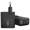 ANSMANN AG Home Charger mit Display HC365PD 65W / 3 A / 65 W / 3 Port^ Usb-ladegeräte