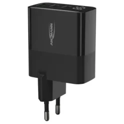ANSMANN AG Home Charger mit Display HC365PD 65W / 3 A / 65 W / 3 Port^ Usb-ladegeräte
