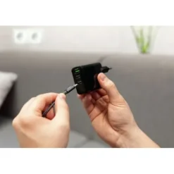 ANSMANN AG Home Charger mit Display HC365PD 65W / 3 A / 65 W / 3 Port^ Usb-ladegeräte