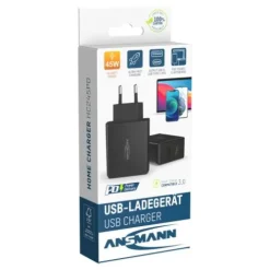 ANSMANN AG Home Charger 245PD / 3 A / 45 W / 2 Port^ Usb-ladegeräte