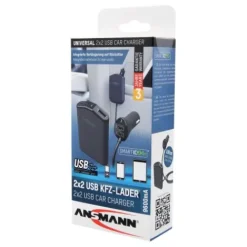 ANSMANN AG In-Car Charger 496 / 9,6 A / 48 W / 4 Port^ Usb-ladegeräte