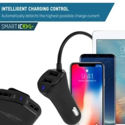 ANSMANN AG In-Car Charger 496 / 9,6 A / 48 W / 4 Port^ Usb-ladegeräte