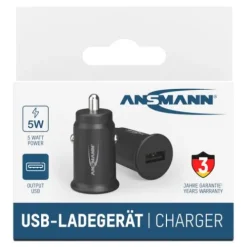 ANSMANN AG In-Car-Charger CC105 / 1 A / 5 W / 1 Port^ Usb-ladegeräte