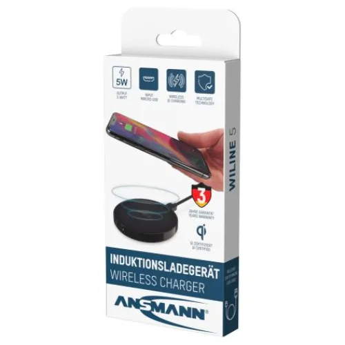 ANSMANN AG Induktions-Ladegerät WiLine 5^ Kabellose Ladegeräte