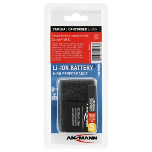 ANSMANN AG Kamera-Akku A-Can NB 6 L^ Kamera-akkus