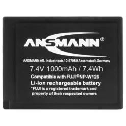 ANSMANN AG Kamera-Akku A-Fuj NP-W 126^ Kamera-akkus
