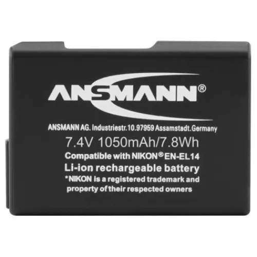 ANSMANN AG Kamera-Akku A-Nik EN EL 14^ Kamera-akkus