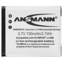 ANSMANN AG Kamera-Akku A-Oly LI 50B^ Kamera-akkus