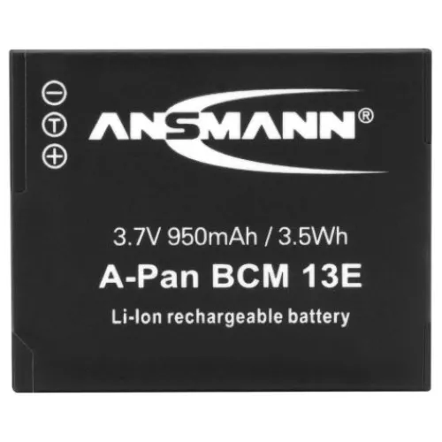 ANSMANN AG Kamera-Akku A-Pan DMW-BCM13E^ Kamera-akkus
