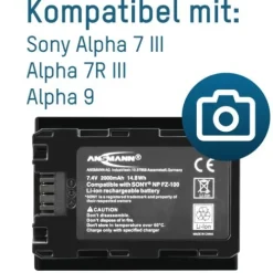 ANSMANN AG Kamera-Akku A-Son NP FZ-100^ Kamera-akkus