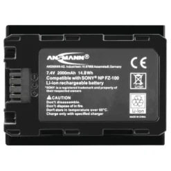ANSMANN AG Kamera-Akku A-Son NP FZ-100^ Kamera-akkus