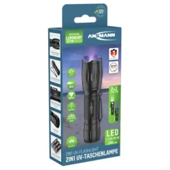 ANSMANN AG LED Taschenlampe Action 400 UV batteriebetrieben^ Taschenlampen