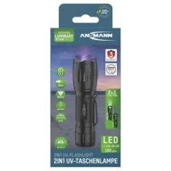 ANSMANN AG LED Taschenlampe Action 400 UV batteriebetrieben^ Taschenlampen