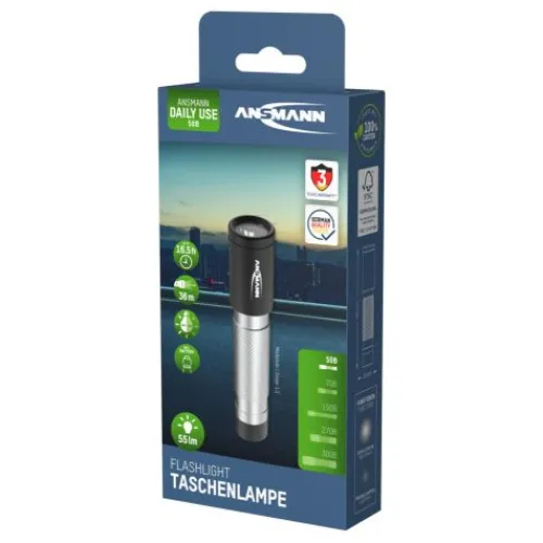 ANSMANN AG LED Taschenlampe Daily Use 50B batteriebetrieben^ Taschenlampen