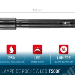 ANSMANN AG LED Taschenlampe Future T500F batteriebetrieben^ Taschenlampen