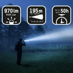 ANSMANN AG LED Taschenlampe Future T500F batteriebetrieben^ Taschenlampen