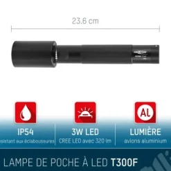 ANSMANN AG LED Taschenlampe Future T300F batteriebetrieben^ Taschenlampen