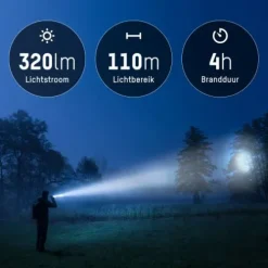 ANSMANN AG LED Taschenlampe Future T300F batteriebetrieben^ Taschenlampen