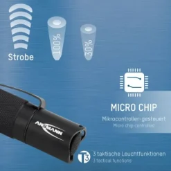 ANSMANN AG LED Taschenlampe M200F batteriebetrieben^ Taschenlampen