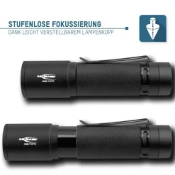 ANSMANN AG LED Taschenlampe T600FRB wiederaufladbarbatteriebetrieben^ Taschenlampen