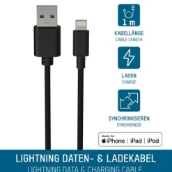 ANSMANN AG Lightning Daten und Ladekabel 100 cm^ Lightning