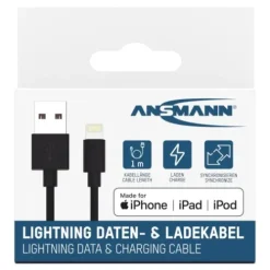 ANSMANN AG Lightning Daten und Ladekabel 100 cm^ Lightning