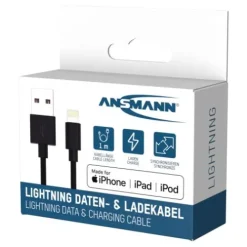 ANSMANN AG Lightning Daten und Ladekabel 100 cm^ Lightning