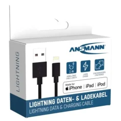 ANSMANN AG Lightning Daten und Ladekabel 100 cm^ Lightning