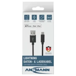 ANSMANN AG Lightning Daten und Ladekabel 200 cm^ Lightning