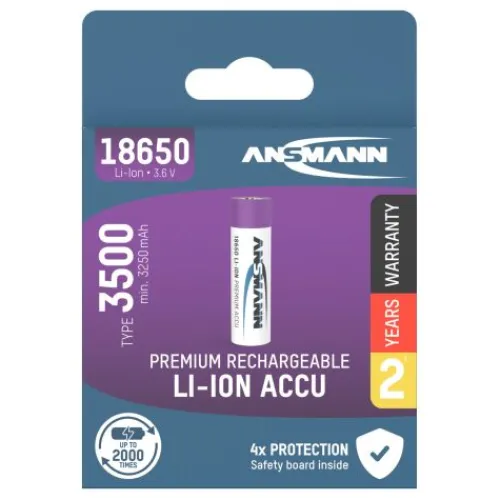 ANSMANN AG Li-Ion Akku 18650 3500 mAh^ Akkus