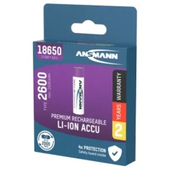 ANSMANN AG Li-Ion Akku 18650 2600 mAh^ Akkus