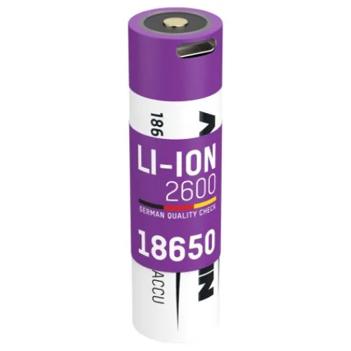 ANSMANN AG Li-Ion Akku 18650 2600 mAh mit USB Typ-C Ladebuchse^ Akkus