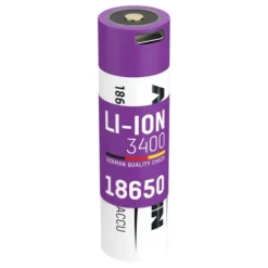 ANSMANN AG Li-Ion Akku 18650 3400 mAh mit USB Typ-C Ladebuchse^ Akkus