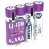 ANSMANN AG Li-Ion Akkus Micro AAA Typ 500 (min. 400 mAh) 4er Papierblister^ Akkus