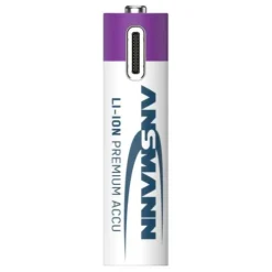 ANSMANN AG Li-Ion Akkus Micro AAA Typ 500 (min. 400 mAh) 4er Papierblister^ Akkus