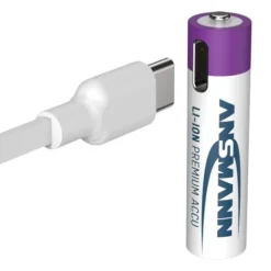 ANSMANN AG Li-Ion Akkus Micro AAA Typ 500 (min. 400 mAh) 4er Papierblister^ Akkus