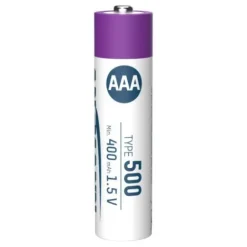 ANSMANN AG Li-Ion Akkus Micro AAA Typ 500 (min. 400 mAh) 4er Papierblister^ Akkus