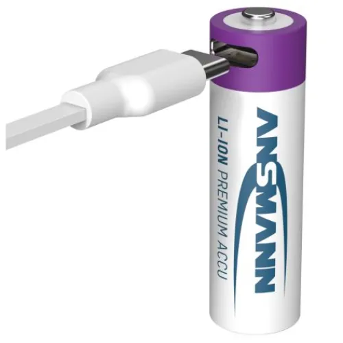 ANSMANN AG Li-Ion Akkus Mignon AA Typ 2000 (min. 1800 mAh) 4er Papierblister^ Akkus