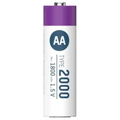 ANSMANN AG Li-Ion Akkus Mignon AA Typ 2000 (min. 1800 mAh) 4er Papierblister^ Akkus