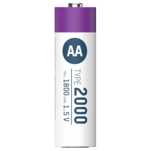ANSMANN AG Li-Ion Akkus Mignon AA Typ 2000 (min. 1800 mAh) 4er Papierblister^ Akkus