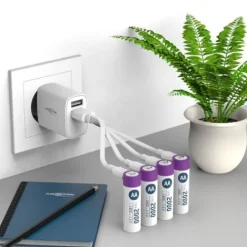 ANSMANN AG Li-Ion Akkus Mignon AA Typ 2000 (min. 1800 mAh) 4er Papierblister^ Akkus