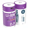 ANSMANN AG Li-Ion Akkus Mono D Typ 6000 (min. 5400 mAh) 2er Papierblister^ Akkus