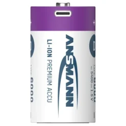 ANSMANN AG Li-Ion Akkus Mono D Typ 6000 (min. 5400 mAh) 2er Papierblister^ Akkus